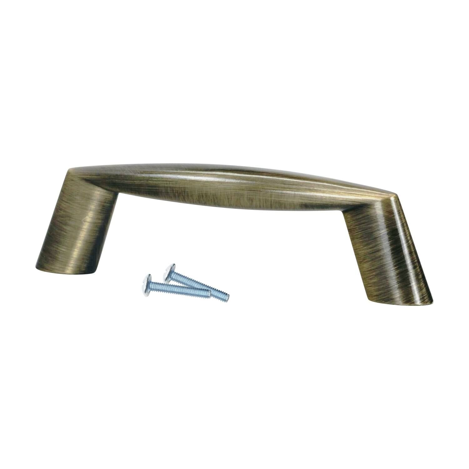 25 Pack Rustic Brass Cabinet Pull Handle F346