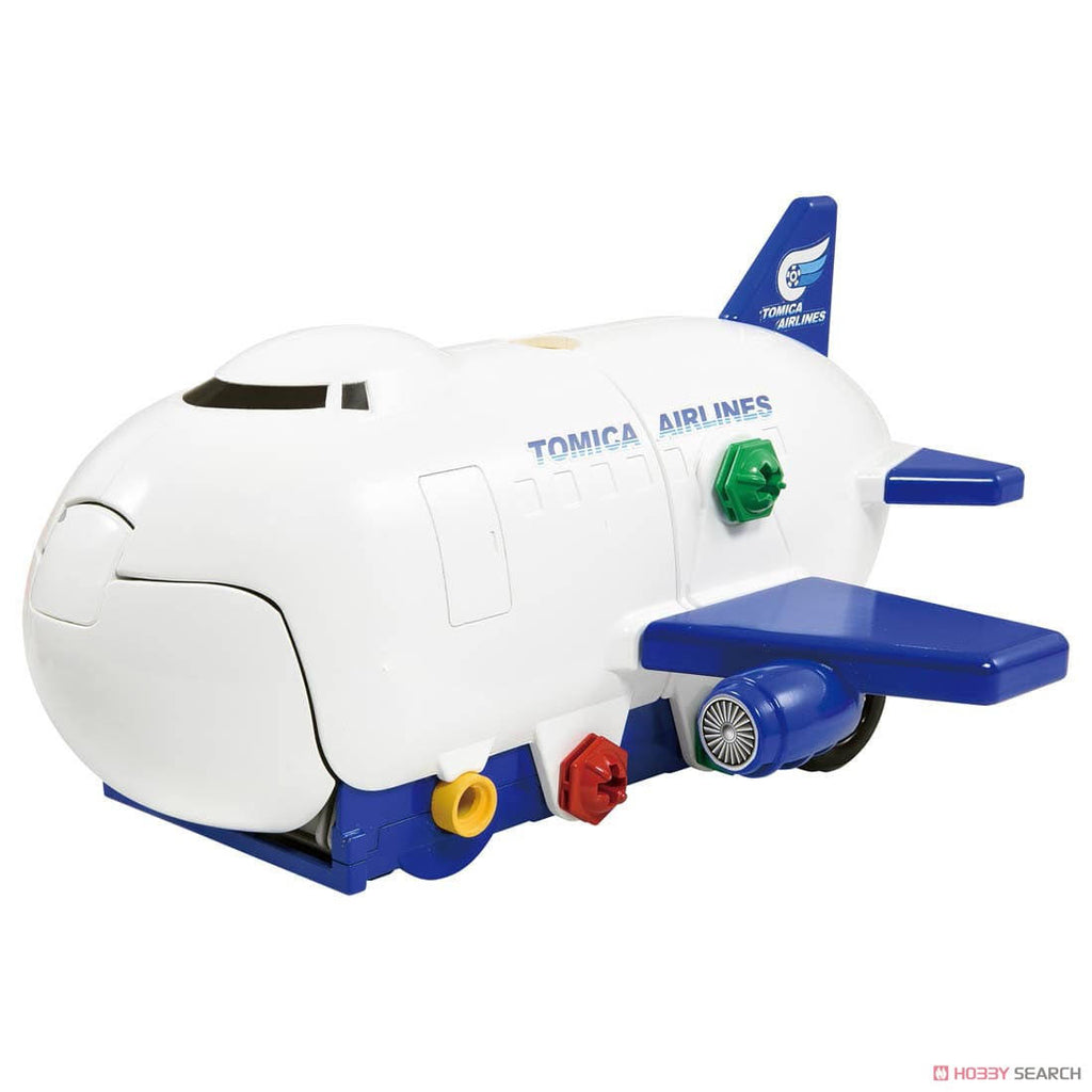 Tomica World Recombination Action Carrier Car & Cargojet Set P458665