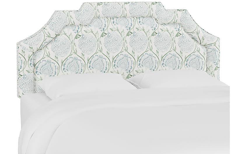 Cal King Floral Flax Headboard R539