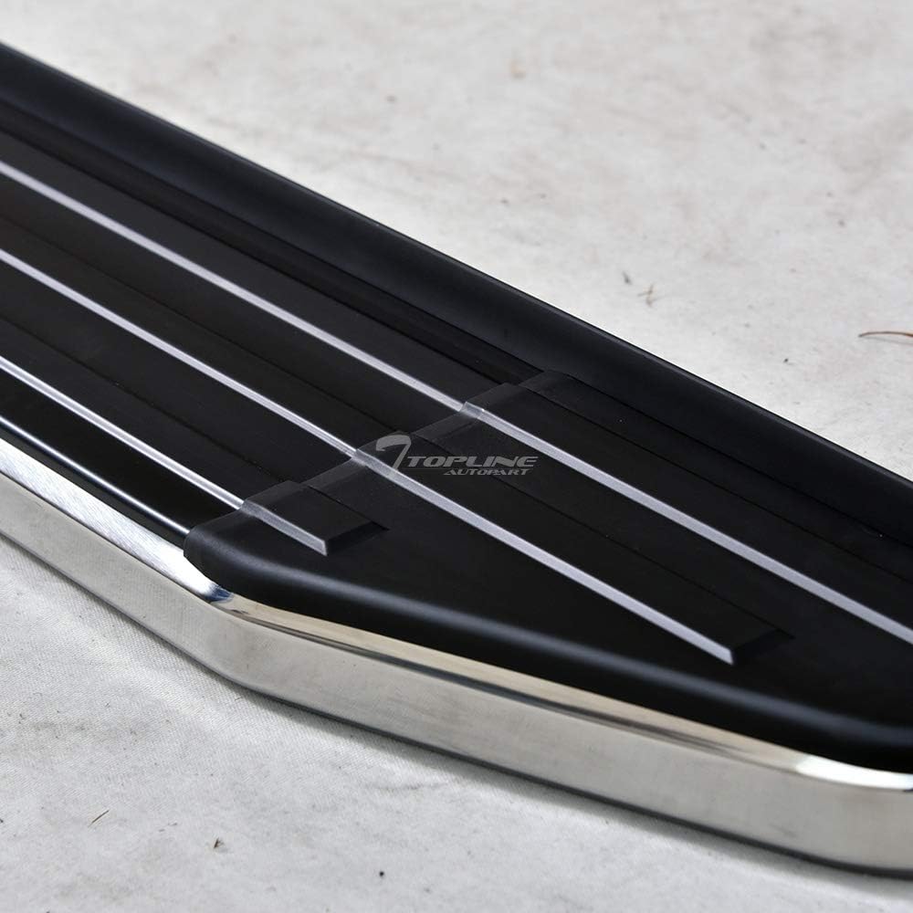 6" Black Aluminum Side Step Rail Running Boards F88397