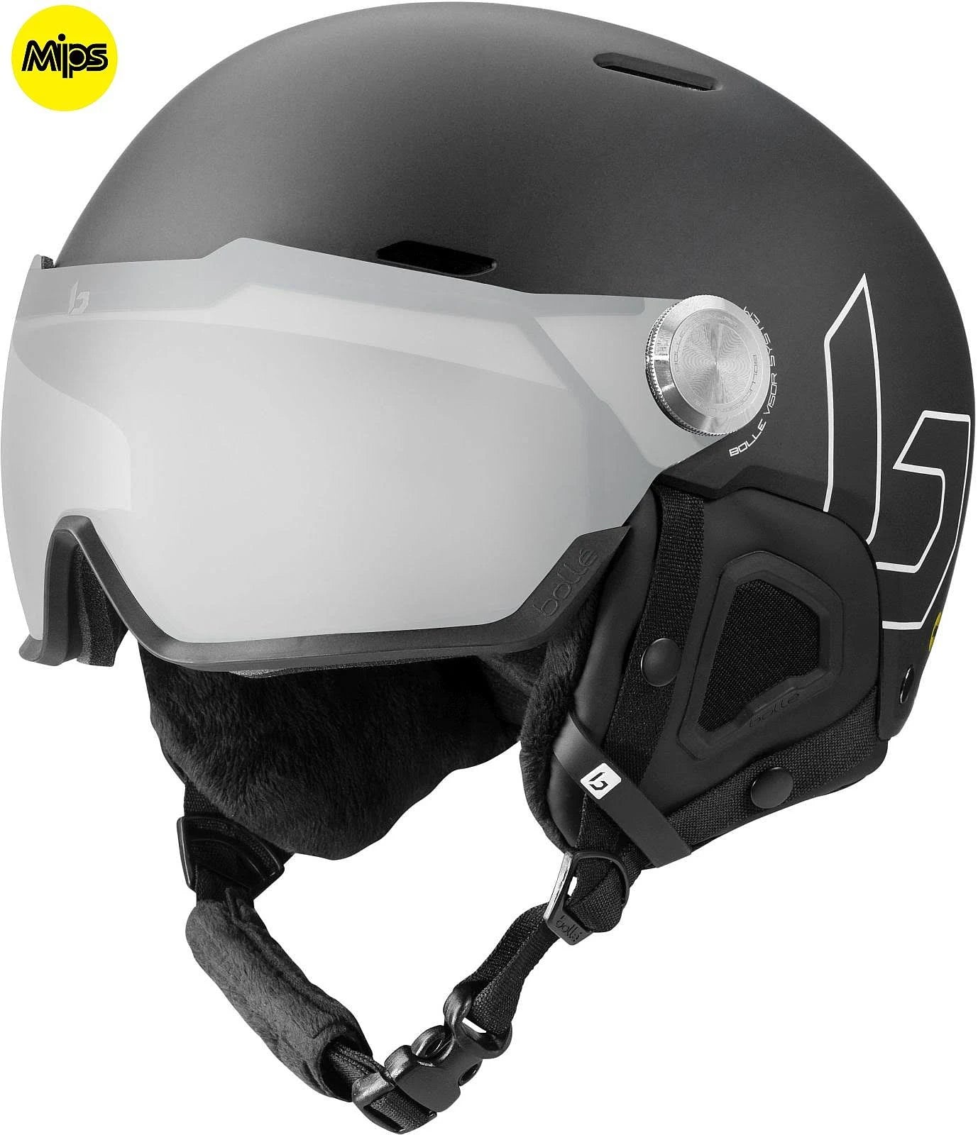 Black Matte Snow Helmet X8503