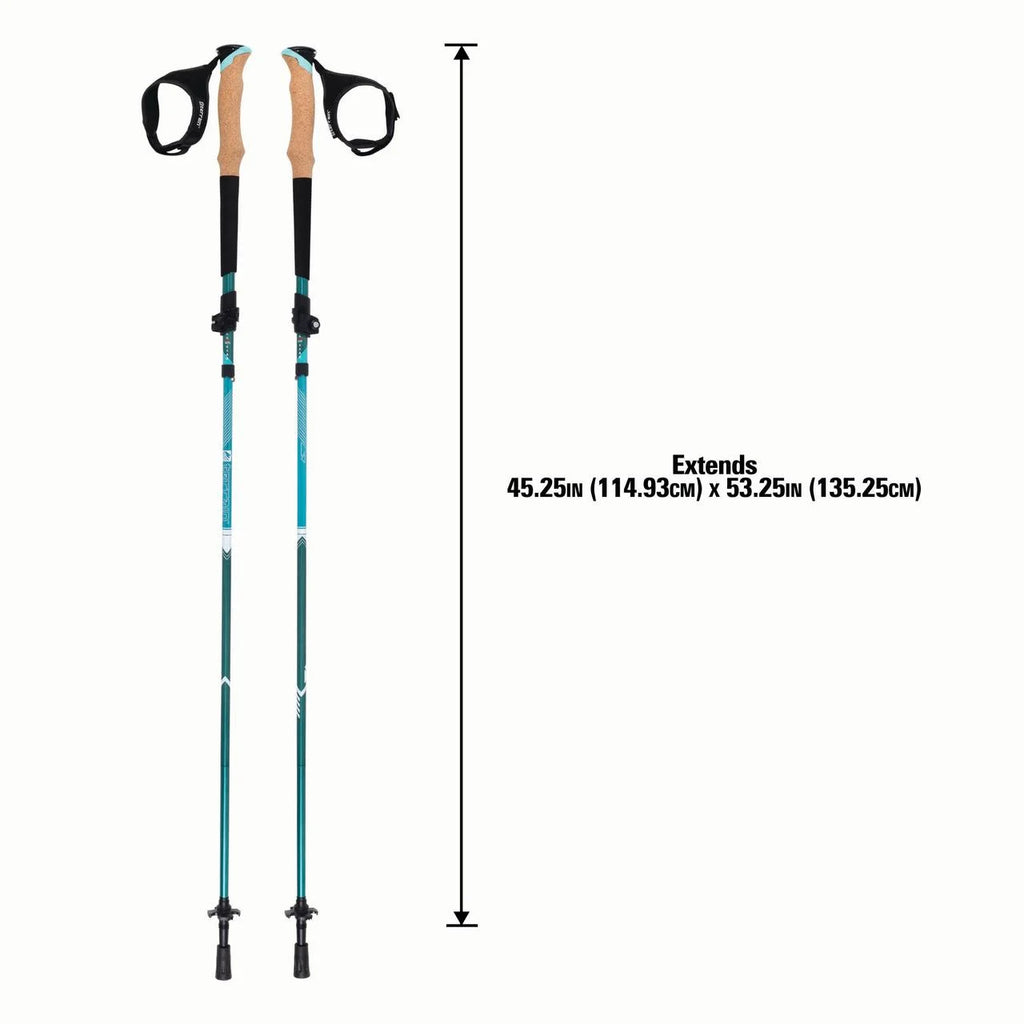 Glacier Melt Aluminum Trekking Poles E920