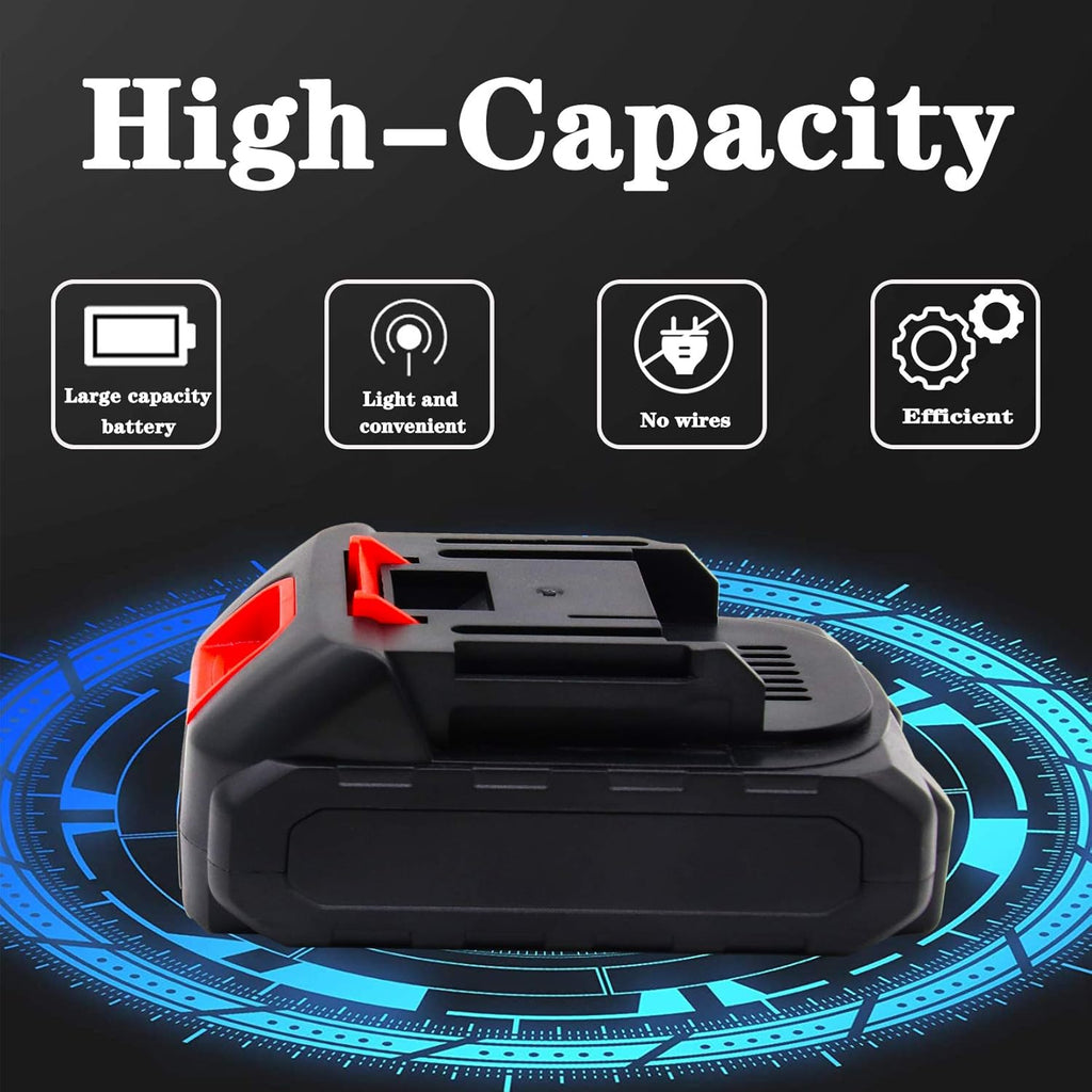4 Inch Cordless Electric Chainsaw with 3 Lithium Batteries U475682