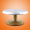 Gold Aluminum Alloy Cake Decorating Turntable Q551