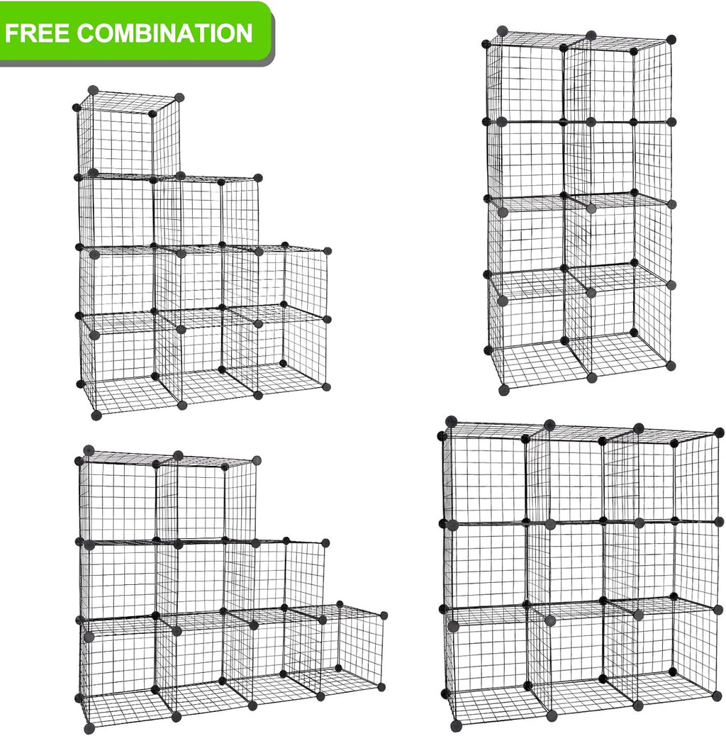 20-Cube Modular Wire Cube Storage Organizer P220641