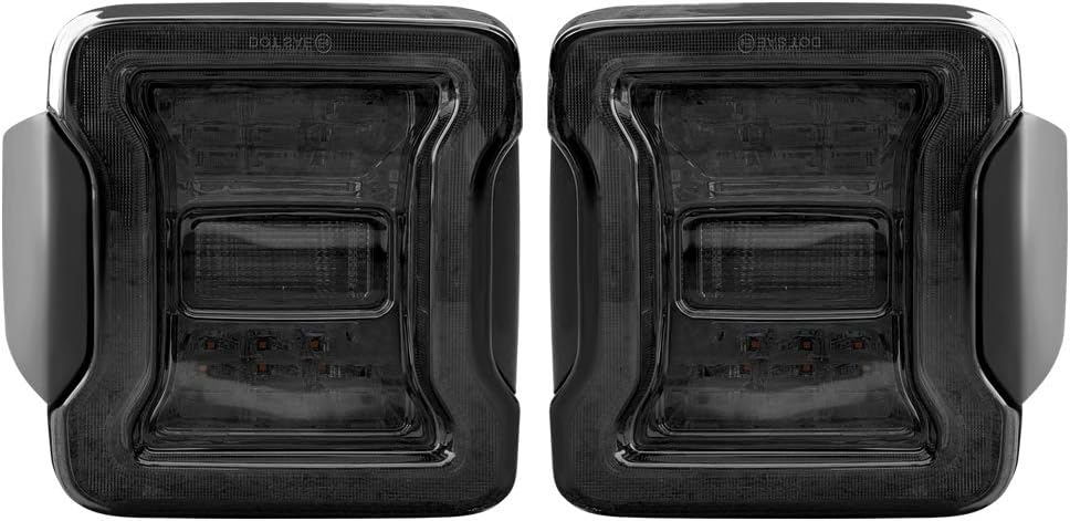 Smoked Lens LED Tail Lights for Jeep Wrangler JK G5835