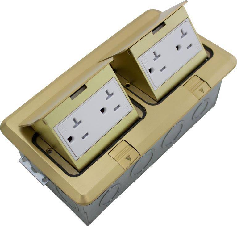 Pop-Up Electric Floor Box with Duplex Receptacle C894992