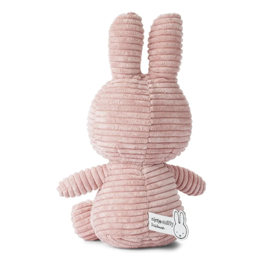 Corduroy Pink Plush Stuffed Bunny S845685