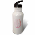 Pink 21 oz Sports Water Bottle F176