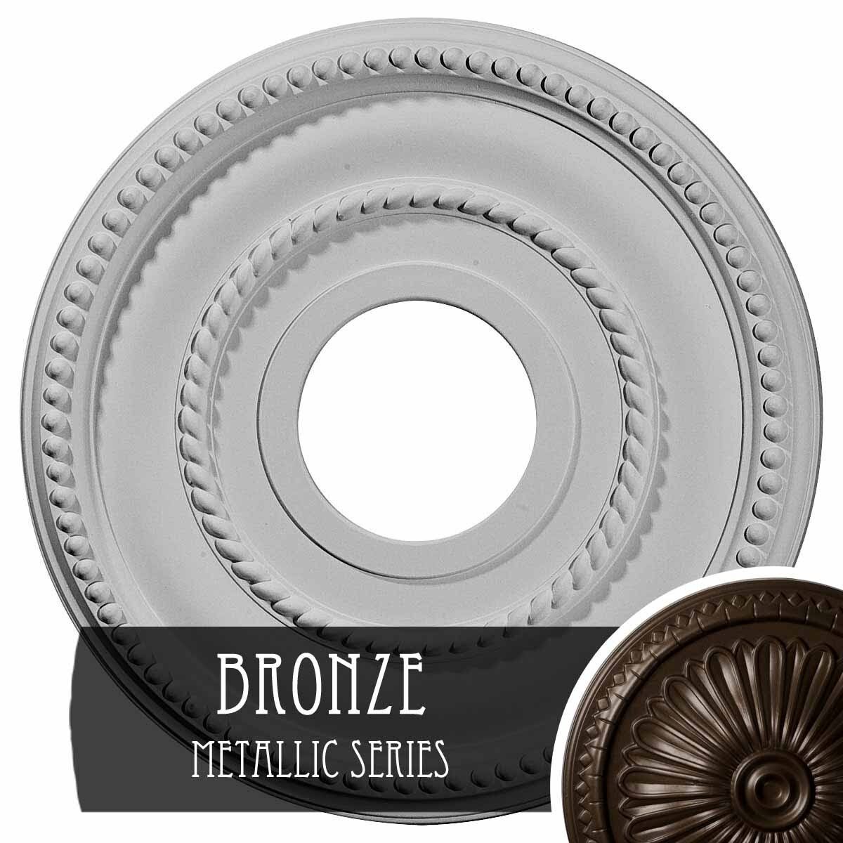 Brushed Brass Ceiling Medallion D5218