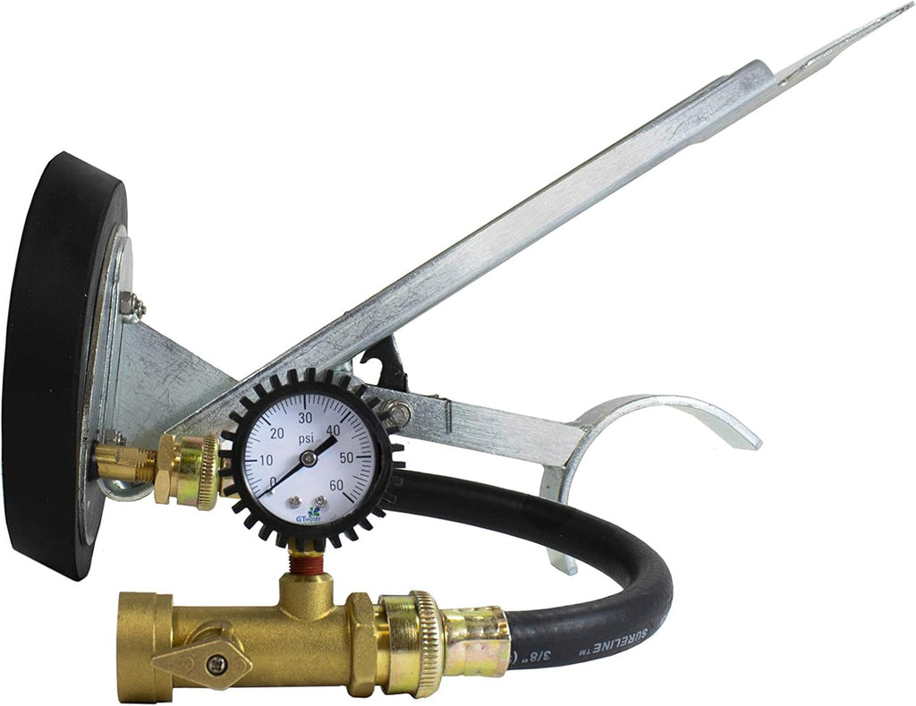 6 Inch Test Tee Mechanical Plug with Air Gauge D788270