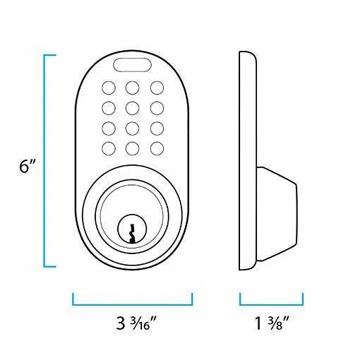 Keyless Entry Deadbolt Lock with Keypad Door Knob K8368