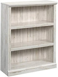 White 3-Shelf Wood Bookcase Z969