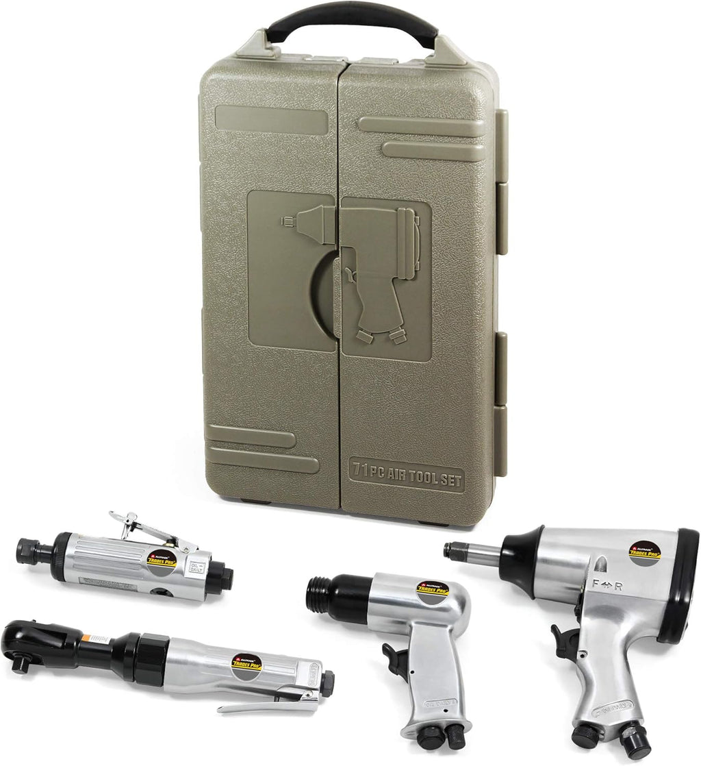 71-Piece Silver Air Tools and Accessories V51754