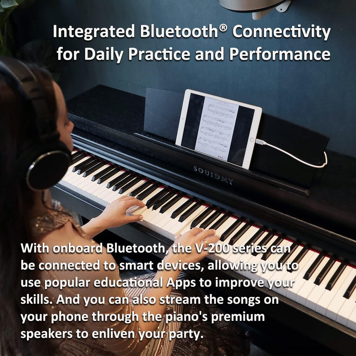 88-Key Weighted Hammer-Action Digital Piano W221