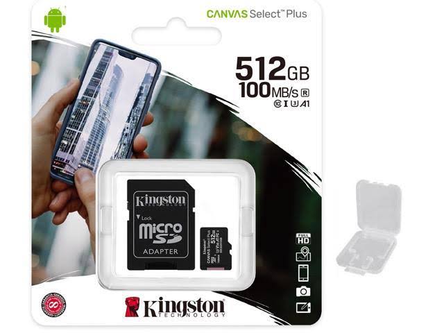 512 GB MicroSDXC Memory Card with SD Adapter H6665