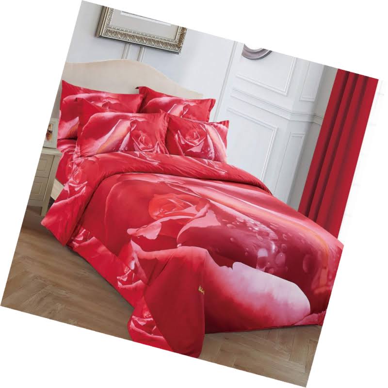 King Size Floral Duvet Cover Set P537889