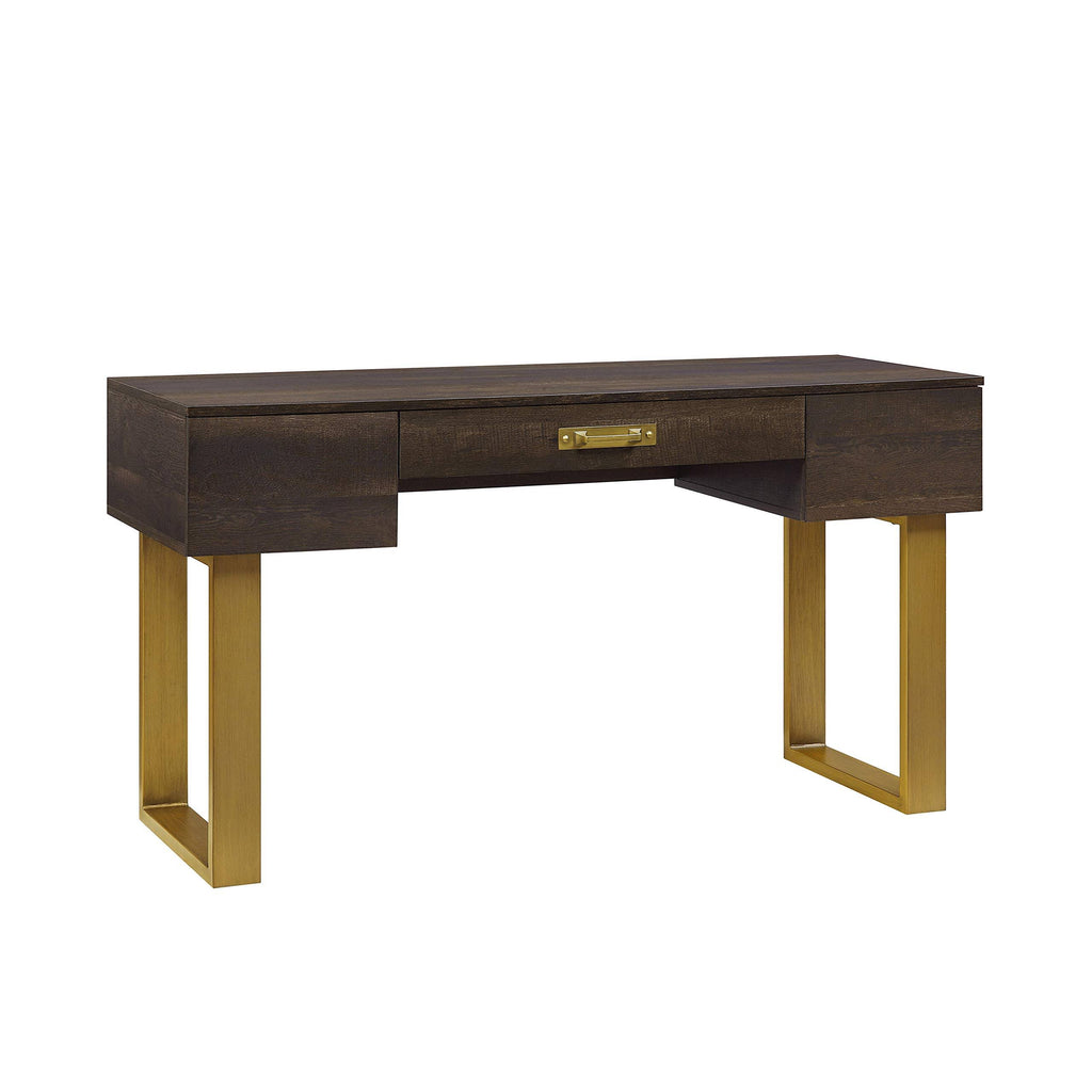 Toasted Brown Ash 3-Drawer Writing Desk C646518