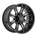20x9 Gloss Black Wheel with 5x5.5 Bolt Pattern A343