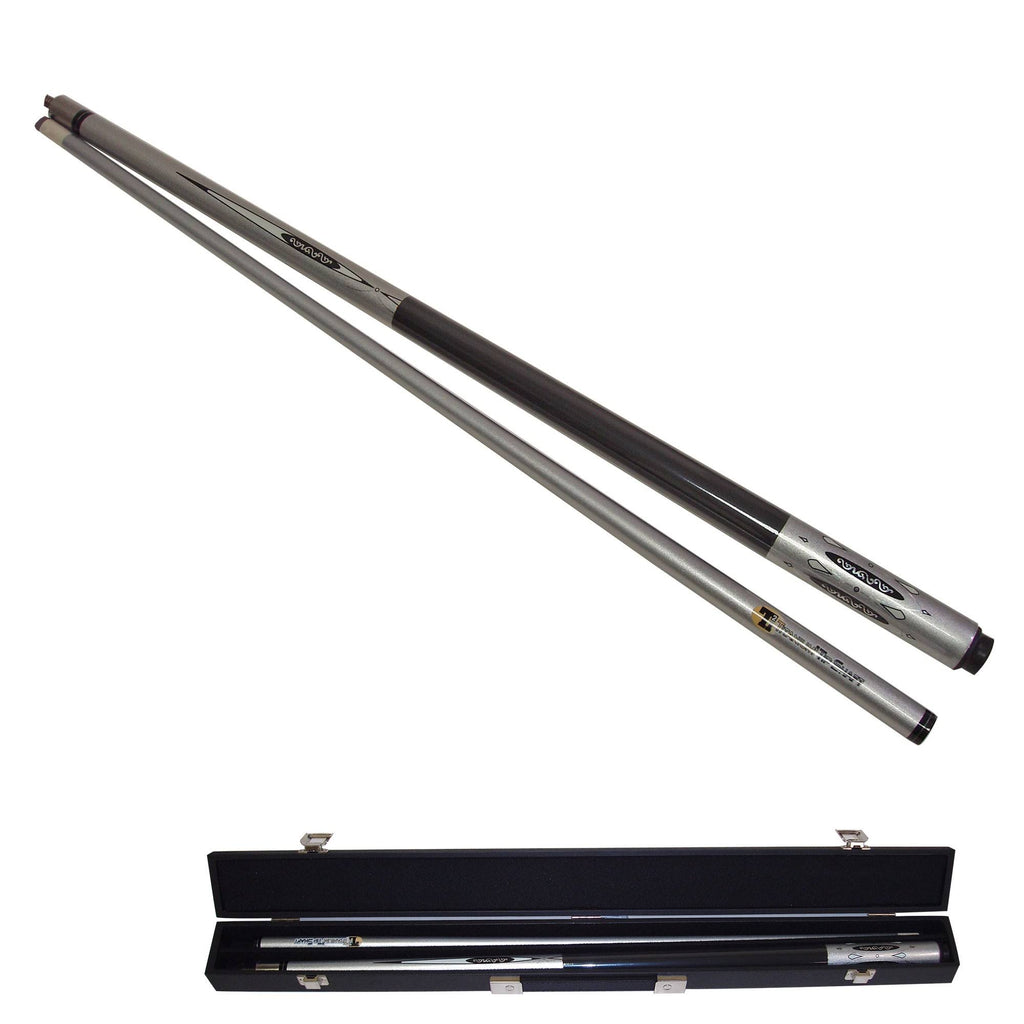 Metallic Blue Billiard Pool Cue Stick with Case A48602