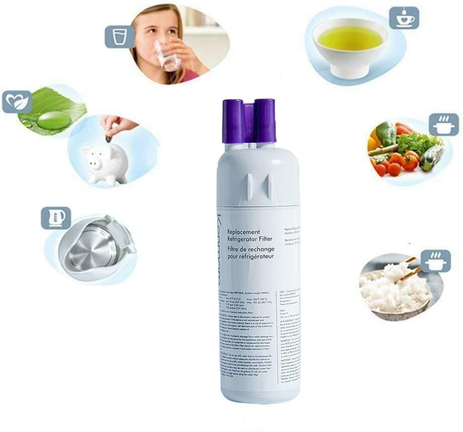White Refrigerator Water Filter (3 PACKS) I706