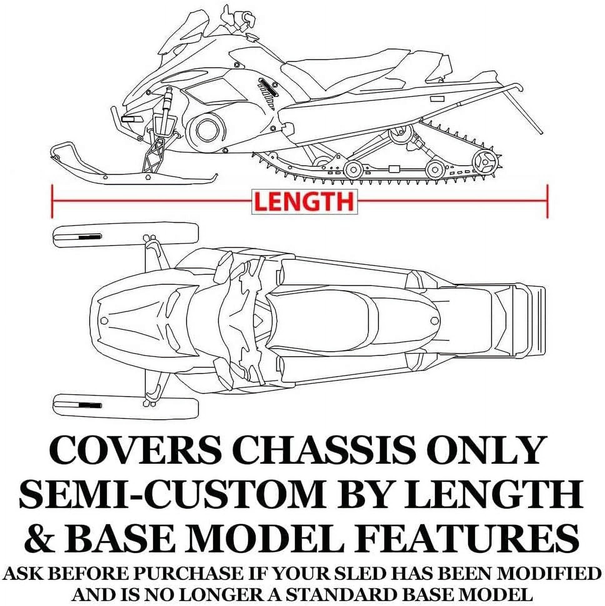 Snowmobile Sled Storage Cover, 200 Denier, Model Years 2004-2007 A787