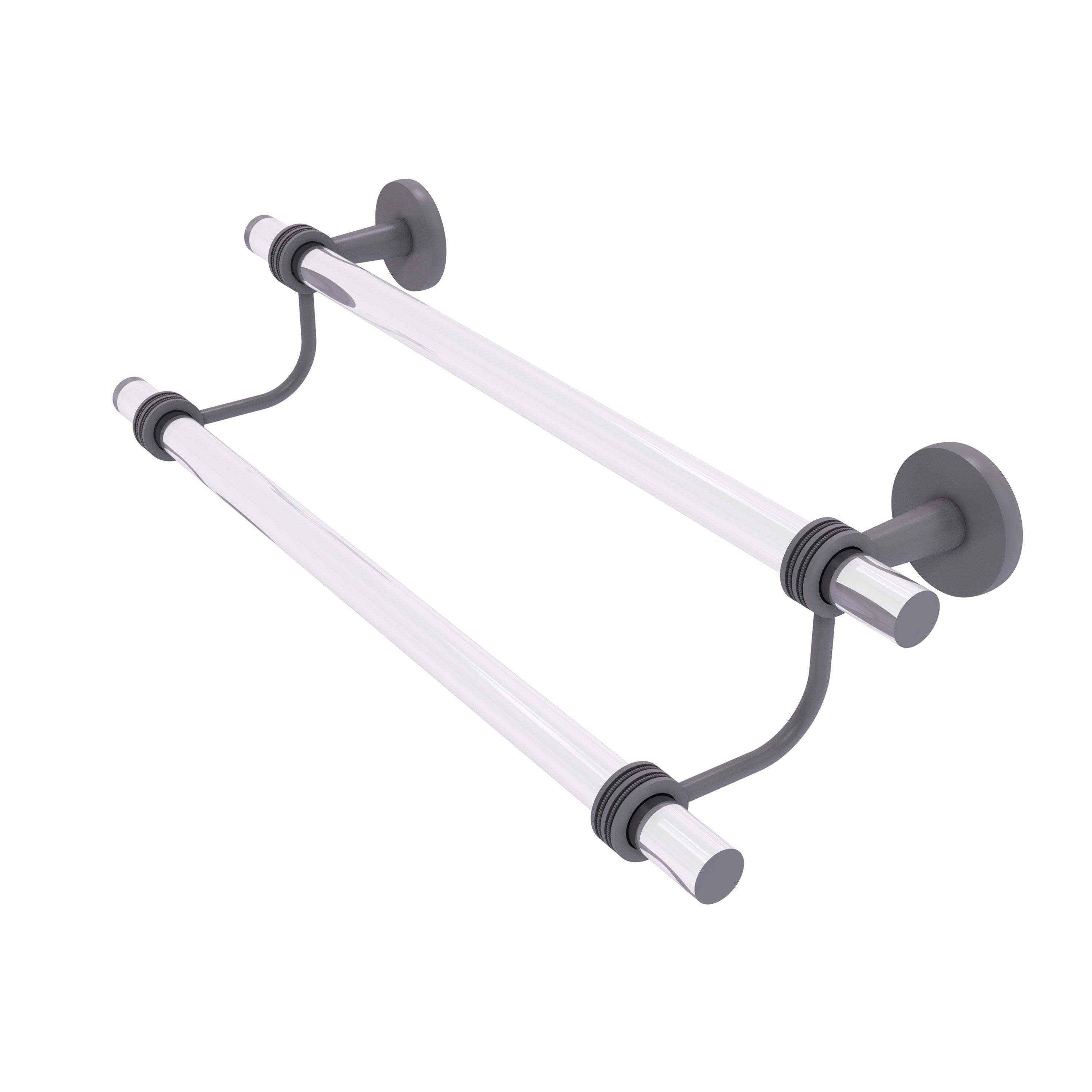 36 in. Double Towel Bar Matte Gray L226662