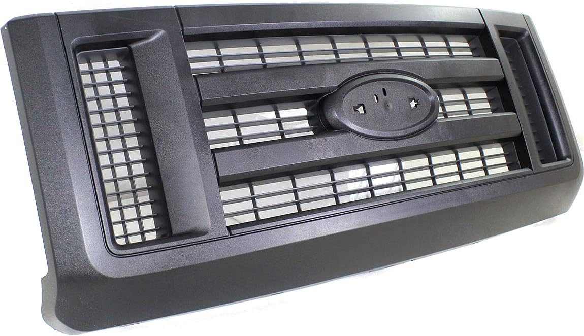 Black Plastic Grille Assembly for Ford E-350 Super Duty I114841