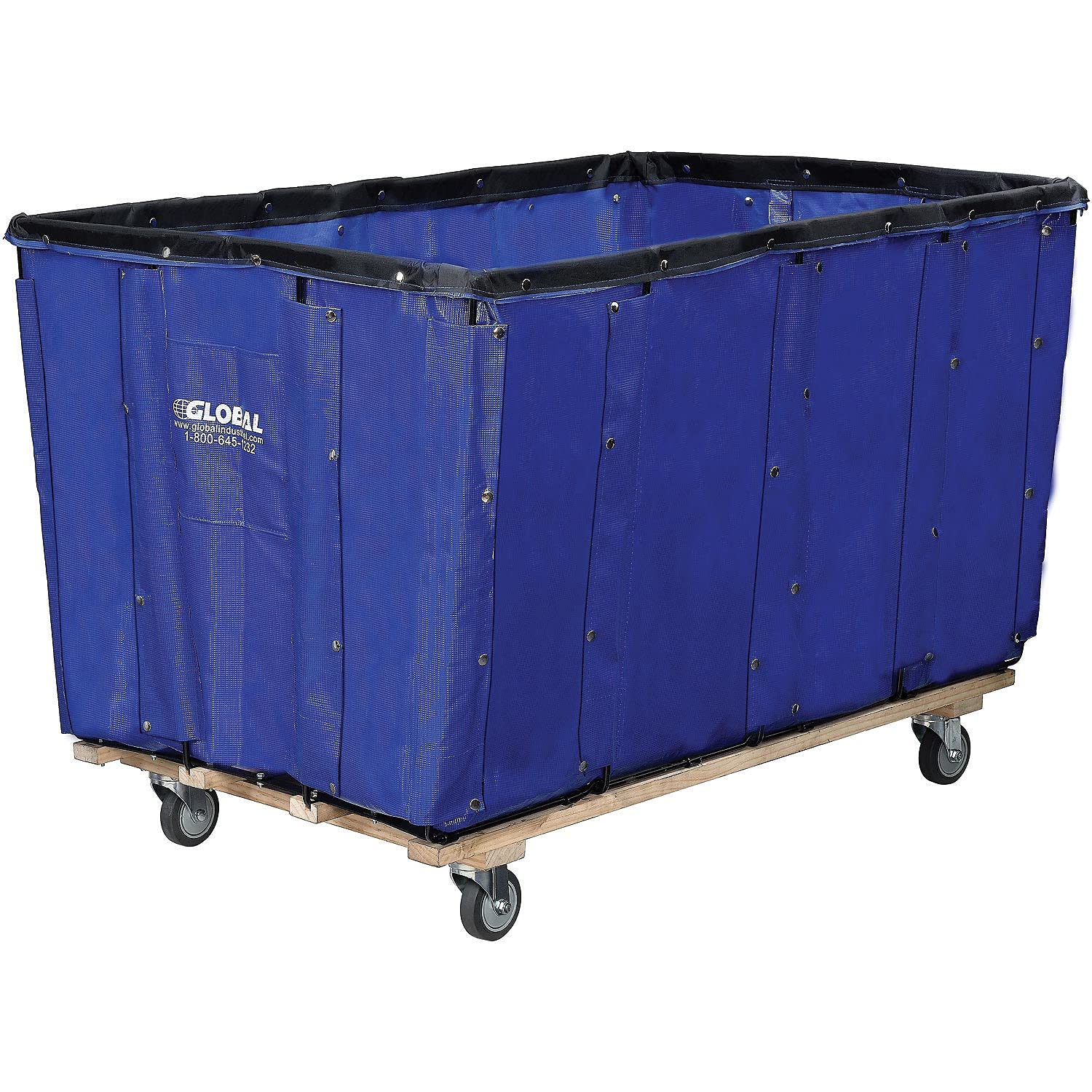 Vinyl Basket Bulk Truck, 24 Bushel, Blue K517926