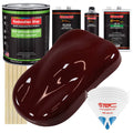 Carmine Red Low VOC Urethane Basecoat Clearcoat Car Auto Paint Complete Medium Gallon Kit M4497