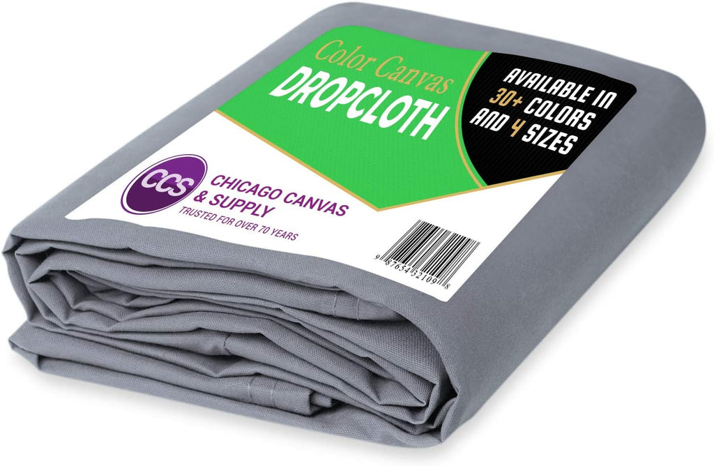 Gold Cotton Canvas Drop Cloth 6 by 10 Feet Pack of 2 W185