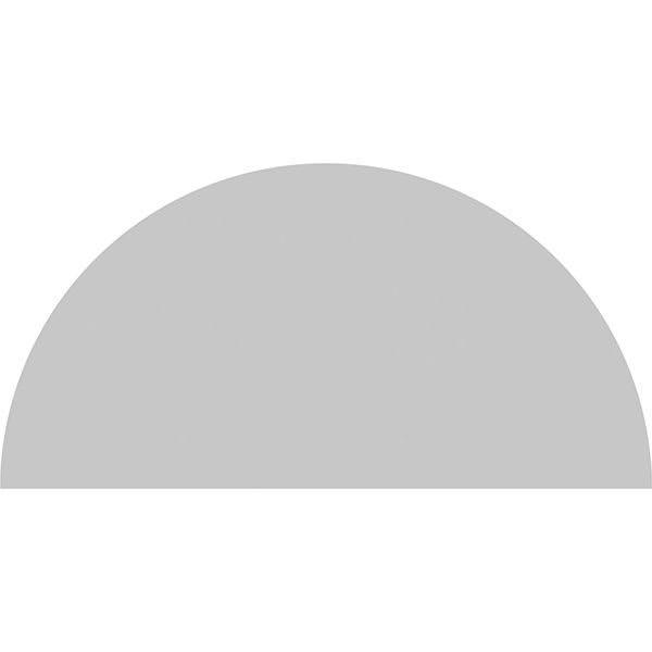 Half Round 4 Spoke PVC Pediment W8356