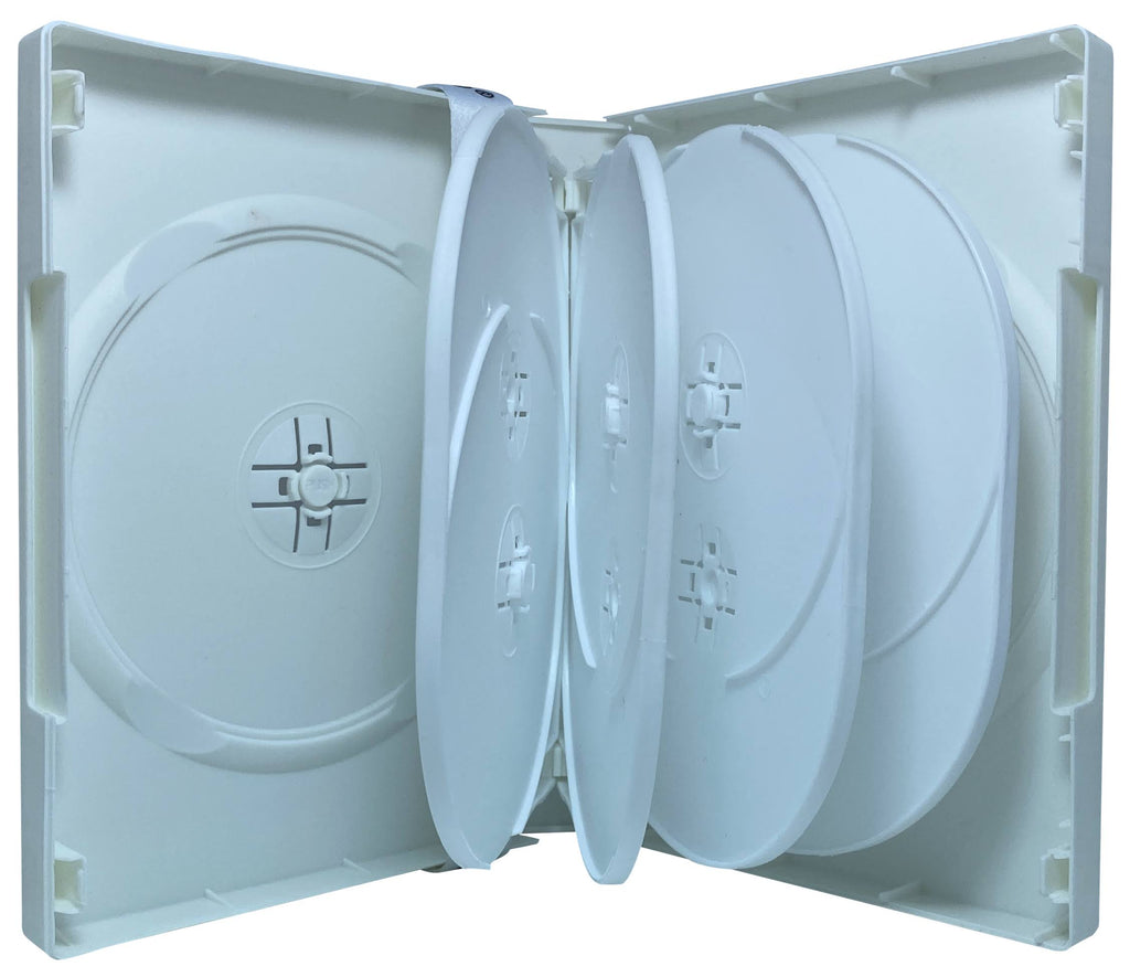 White 10 Disc DVD Cases M551066