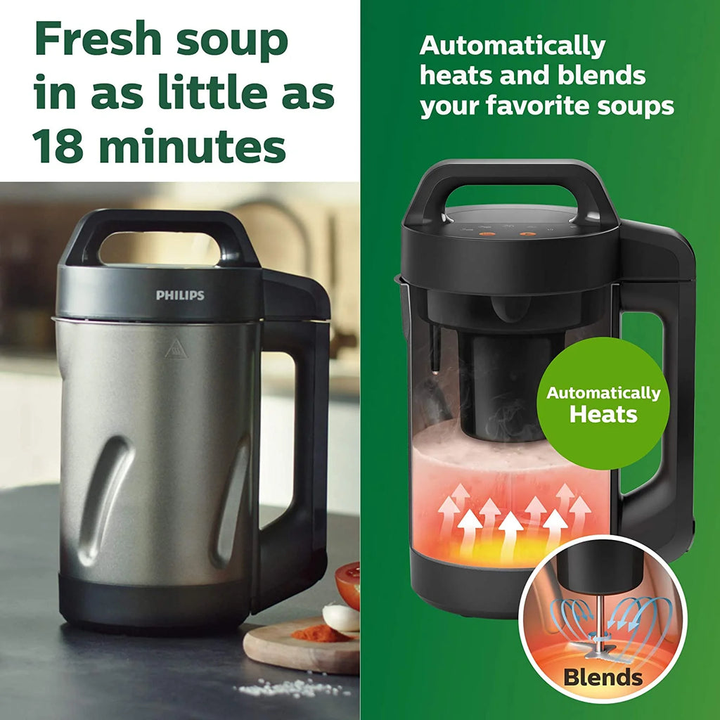 Black 1.3 qt 1000 W Soup Maker U842163