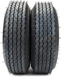 2Pcs 4.80-8 Trailer Tires LRB 4PR Tubeless Y12187