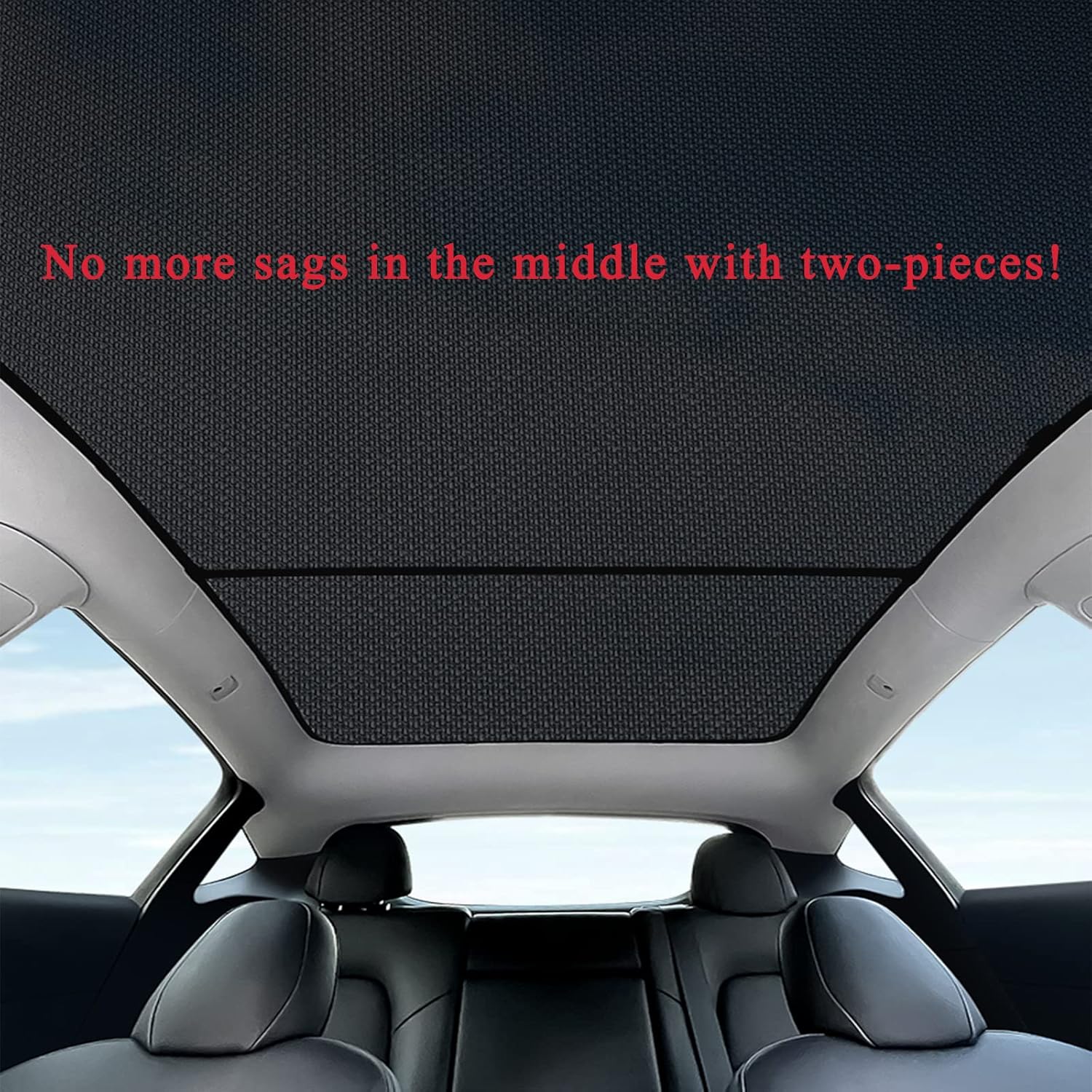 Sunroof Shade for Tesla Model Y Pack of 2 D61005