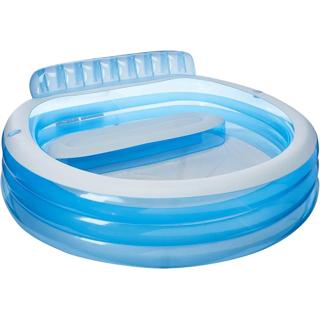 Intex Family Lounge Inflatable Pool, 88''x85''x30'', Blue S354