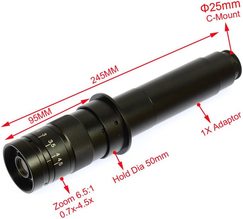 14MP HDMI USB Digital Industry Video Microscope Camera Set with C-Mount Lens D45439