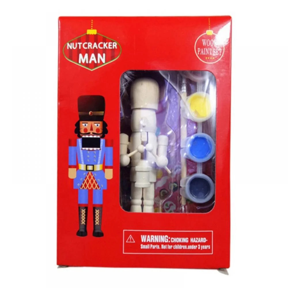 Unfinished Wooden Nutcracker Blank Doll S934962