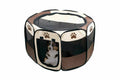 Portable Foldable Pet Playpen for Dogs, Paw Print, Medium/Large, Pop-Up Kennel A356646
