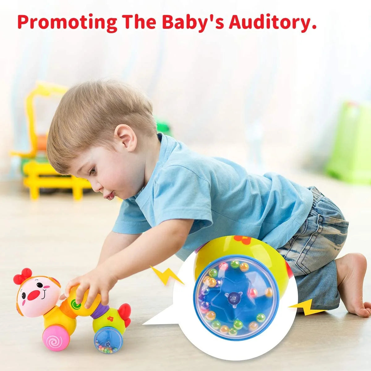 Infant Musical Crawling Toy with Light Up M631