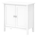 Pure White Accent Storage Cabinet with Doors K25092