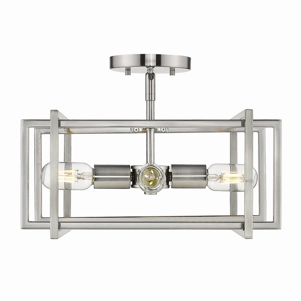 Pewter Semi-Flush Mount Light M96790