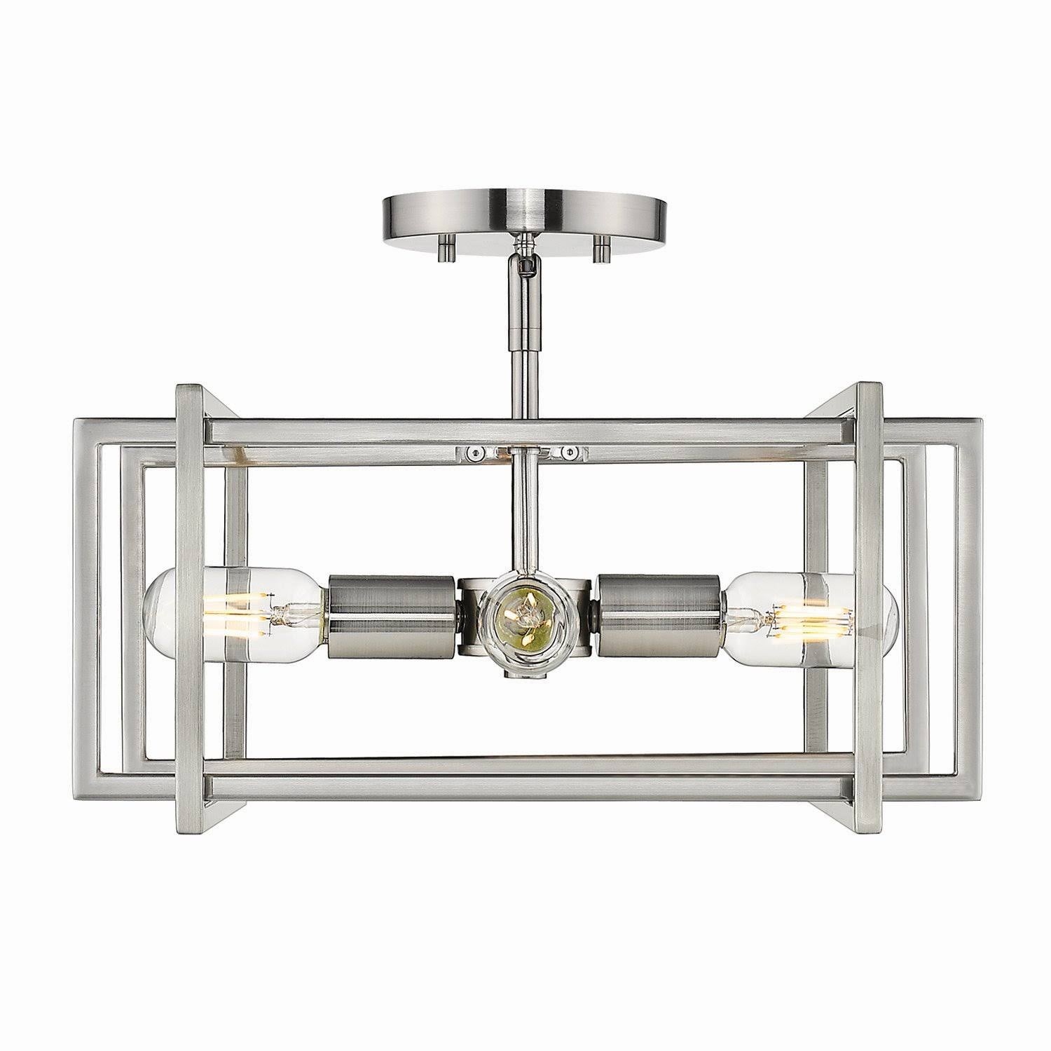 Pewter Semi-Flush Mount Light M96790