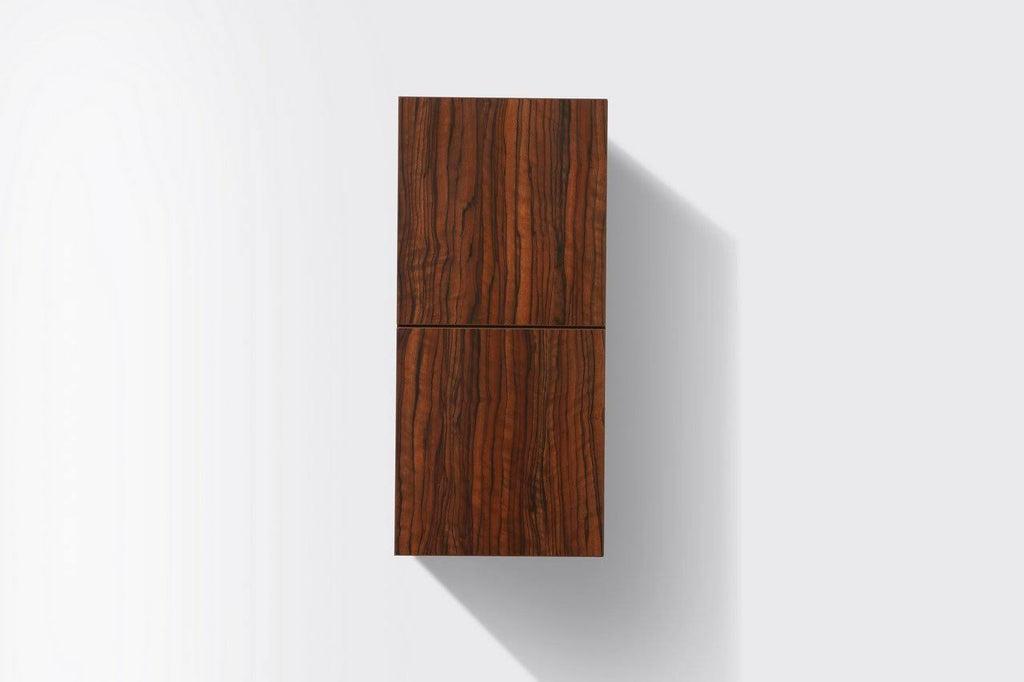 Walnut Finish Linen Side Cabinet with Two Doors X6080
