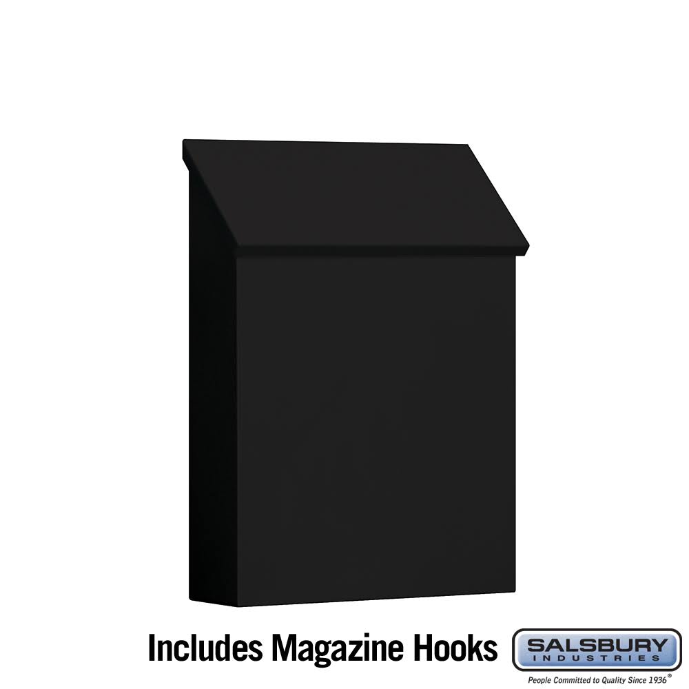Black Vertical Mailbox F8479