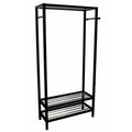 Black Wooden Garment Rack P539411