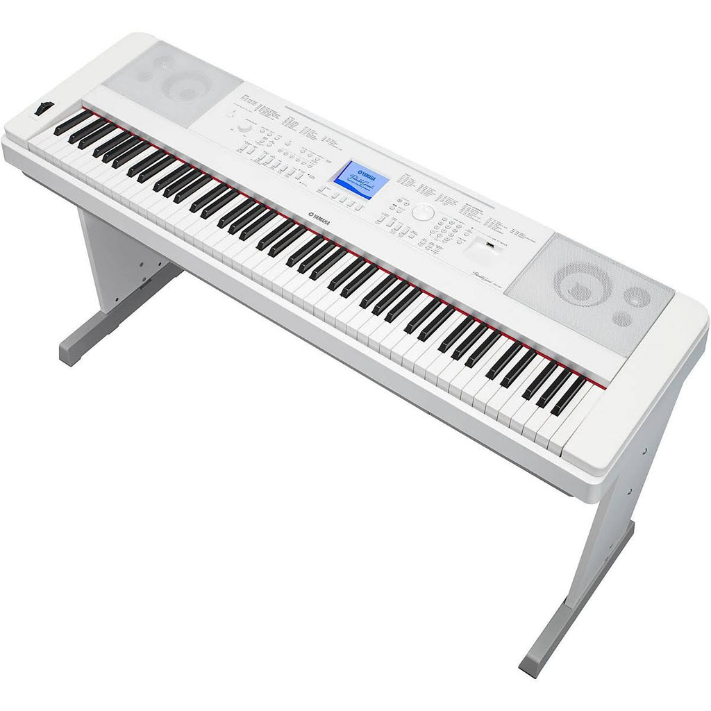 DGX-660 88-Key Portable Grand Piano Package White A1222