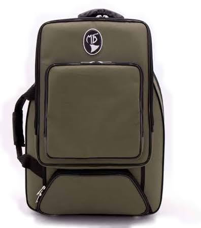 Moss Green Nylon French Horn Case with Extra Pockets W627795