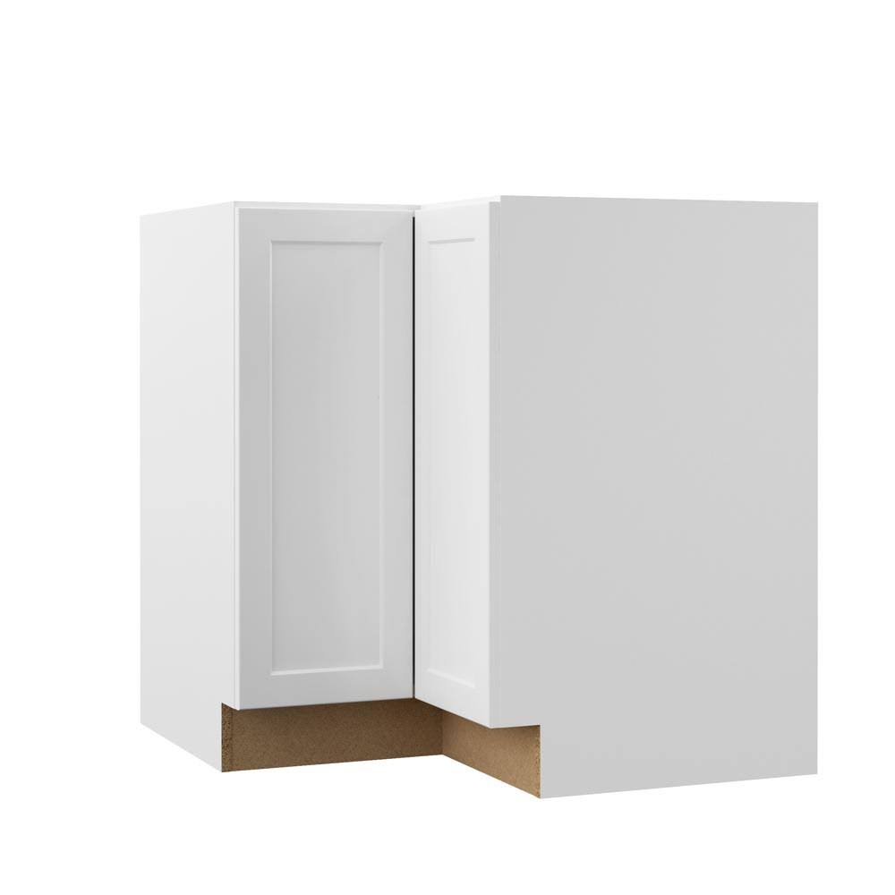 White Lazy Susan Corner Base Kitchen Cabinet A83966